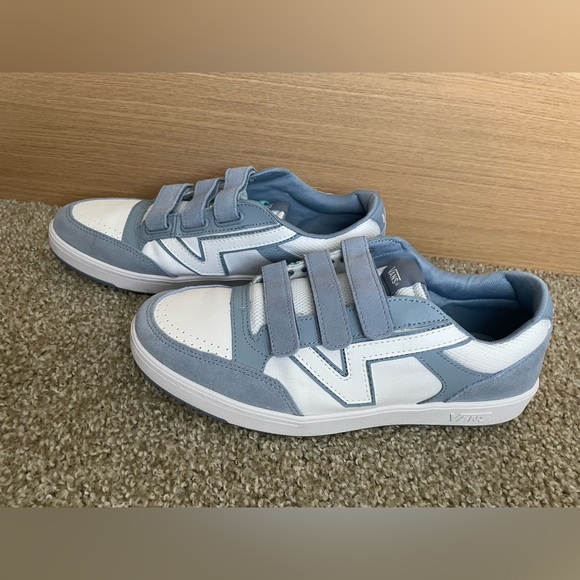 Vans Blue and White Sneakers - Picture 1 of 3